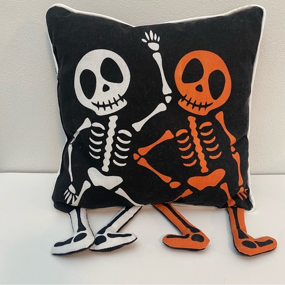Halloween Skeletons Decorative Pillow - Picture 1 of 4